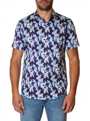 Robert Graham Alfaro Short Sleeve Woven Shirt Multi | 49632QHKD