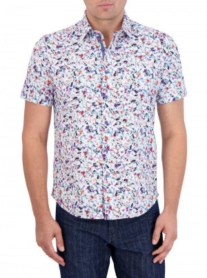 Robert Graham Bavaro Motion Short Sleeve Knit Shirt Multi | 74193BXCO