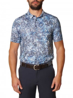 Robert Graham Beatty Polo Blue | 85172YAOH