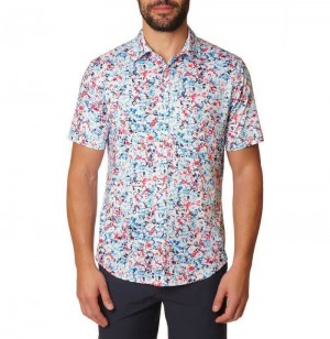 Robert Graham Blanes Short Sleeve Knit Shirt Multi | 54873FKGA