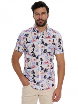 Robert Graham Bondi Short Sleeve Button Down Shirt Multi | 86479OARW