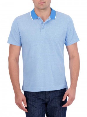 Robert Graham Calmere Polo Bright Blue | 91528VRJC