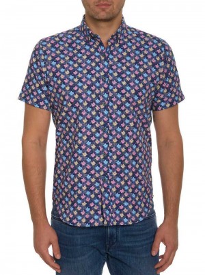 Robert Graham Clyford Short Sleeve Button Down Shirt Multi | 06174GDMB