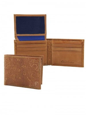 Robert Graham Current Slimfold Wallet Tan | 75264LQBH