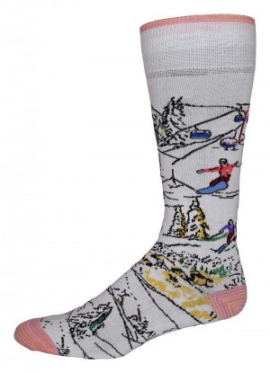 Robert Graham Gondola Sock White | 24067QMEJ