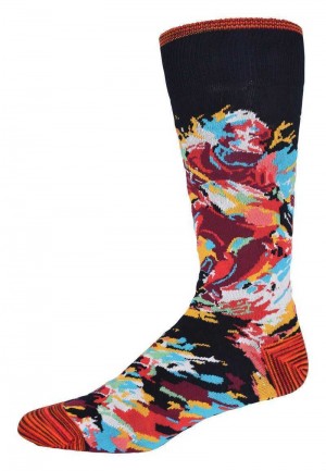 Robert Graham Kinghtsbridge Sock Navy | 70632DZOK