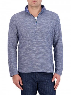 Robert Graham Ledson Long Sleeve Knit Navy | 84709WPHD