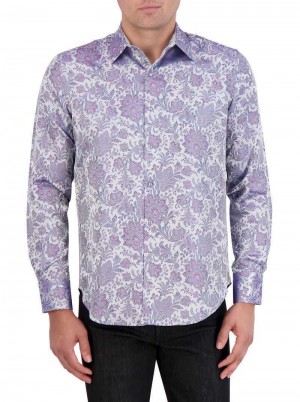 Robert Graham Limited Edition Portiere Long Sleeve Button Down Shirt Classic | 82603YEWO