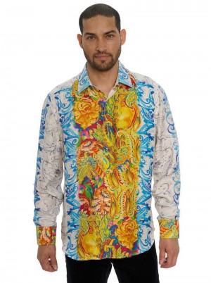 Robert Graham Limited Edition The B Hudson Long Sleeve Button Down Shirt Multi | 28465QPYO