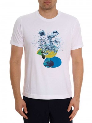 Robert Graham Reggie Graphic T-shirt Multi | 46027LKJP