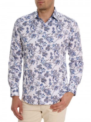 Robert Graham Sea Bloom Long Sleeve Button Down Shirt Classic | 68372IPGH