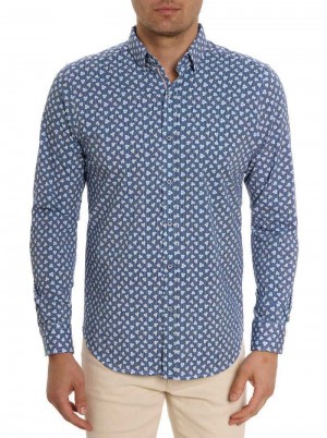 Robert Graham Senan Long Sleeve Knit Shirt Multi | 27156ZNUD