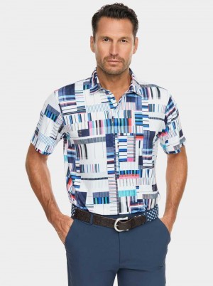 Robert Graham Siro Short Sleeve Knit Polo Multi | 27408KFWC