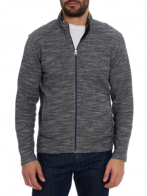 Robert Graham Tablas Long Sleeve Knit Black | 18420PGJC