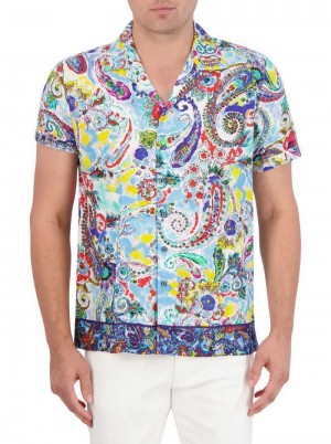 Robert Graham The Drake Short Sleeve Button Down Shirt Multi | 95862YSBM