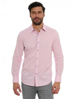 Robert Graham Wayfarer Long Sleeve Button Down Shirt Pink | 38051GZJA