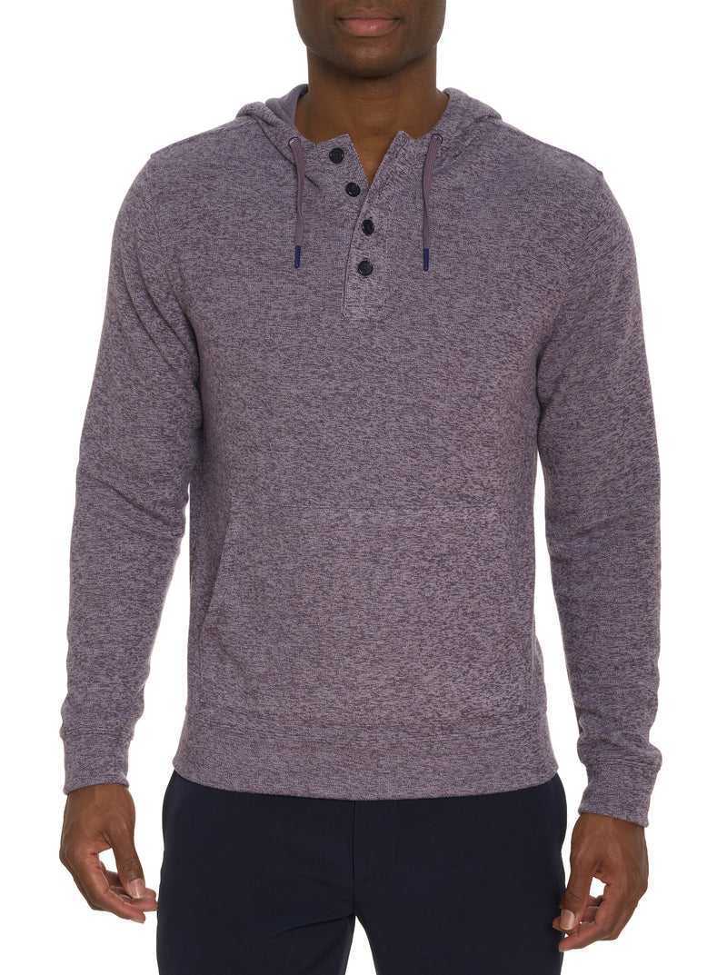 Robert Graham Ainsworth Performance Long Sleeve Knit Purple | 53602JZNI