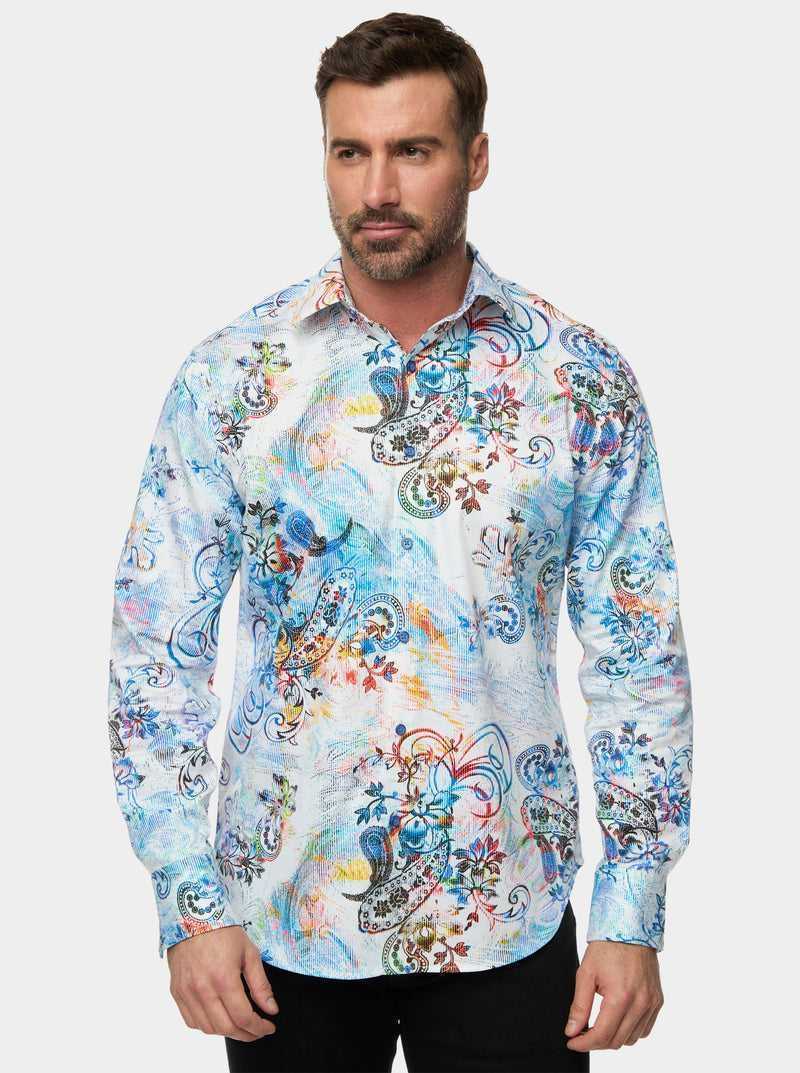 Robert Graham Apex Long Sleeve Button Down Shirt Classic | 62495TBNM