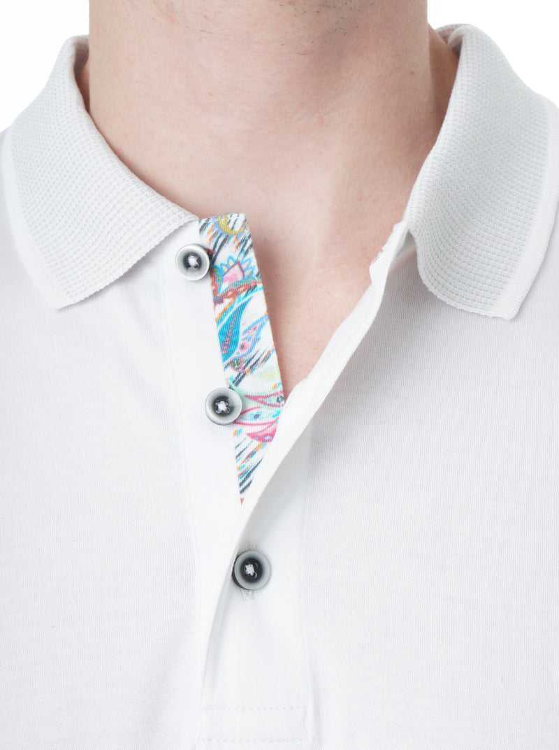 Robert Graham Archie Polo Tall Light Blue | 81549RBSQ