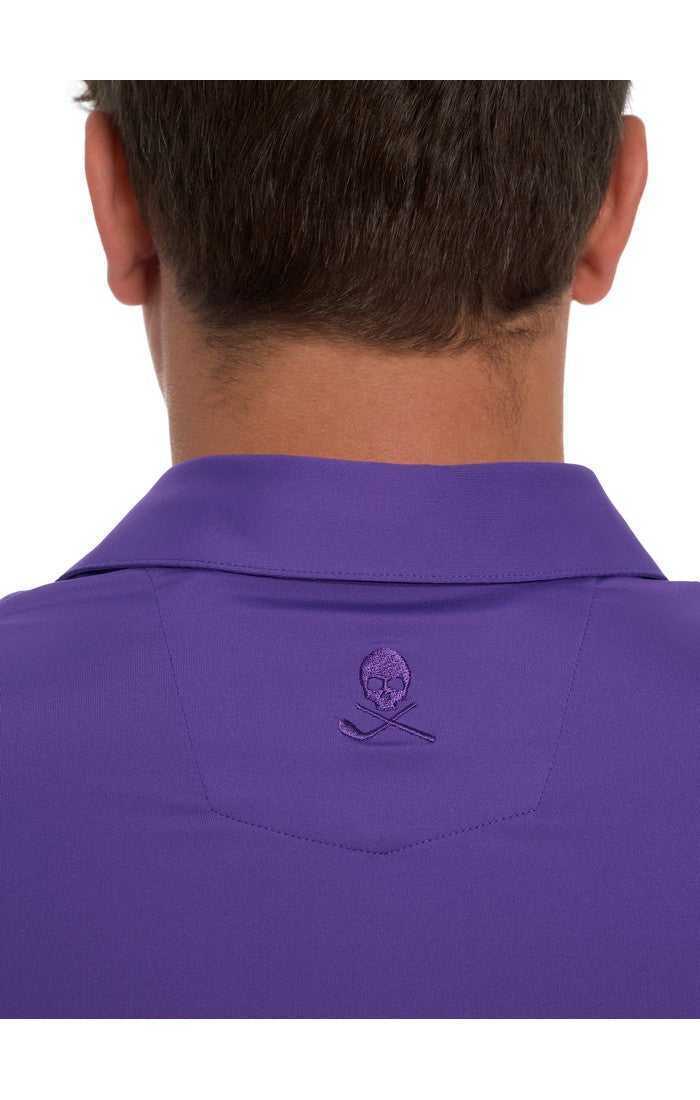 Robert Graham Axelsen Performance Polo Purple | 21640ZOKF