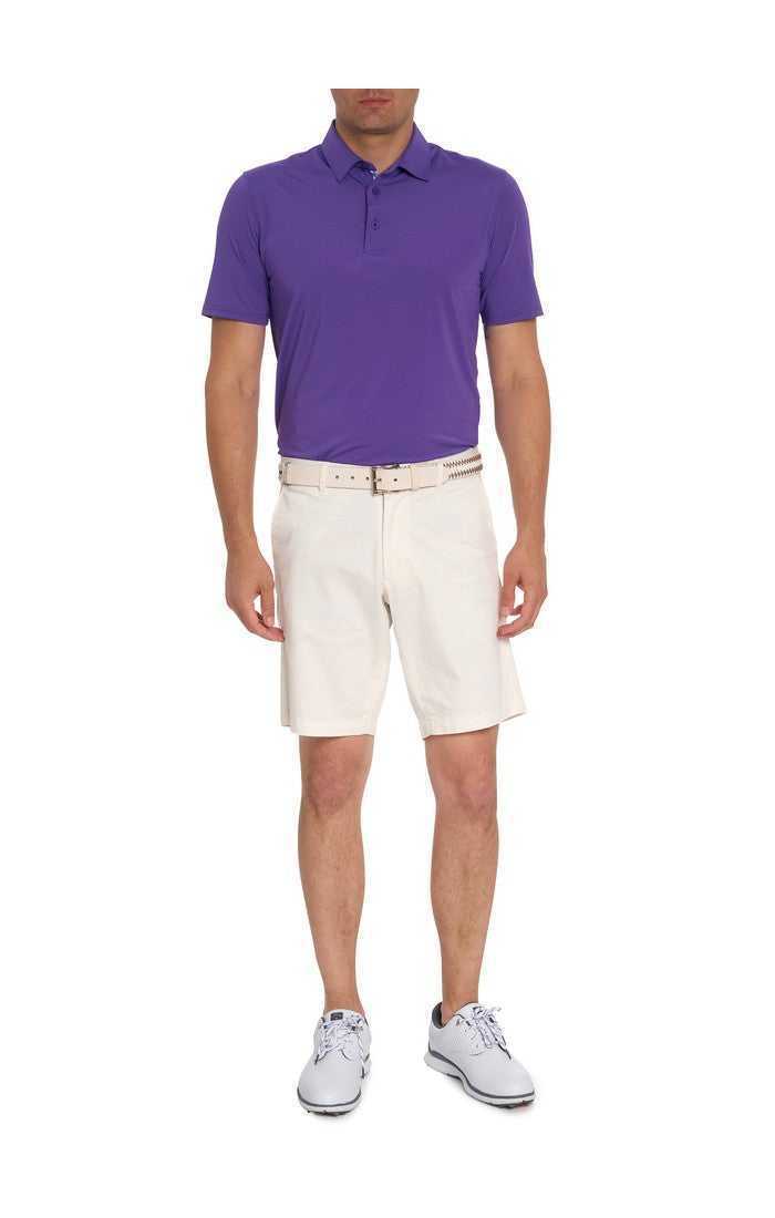 Robert Graham Axelsen Performance Polo Purple | 21640ZOKF