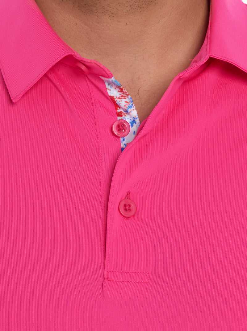 Robert Graham Axelsen Performance Polo Purple | 21640ZOKF