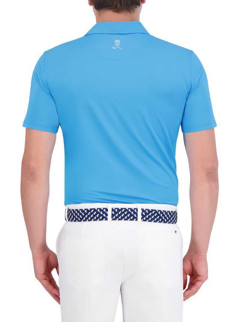 Robert Graham Axelsen Performance Polo Sea Blue | 54086TEJB