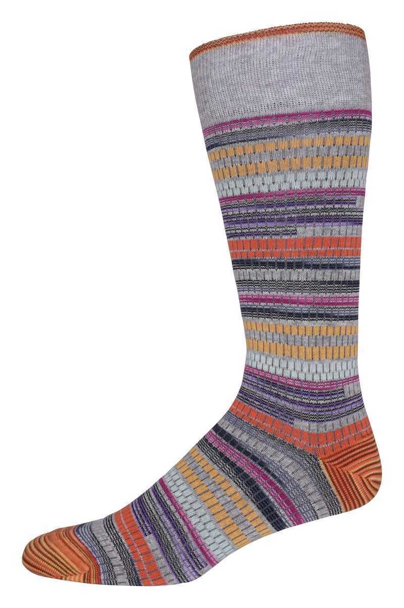 Robert Graham Baja Sock Grey | 38251YFTN