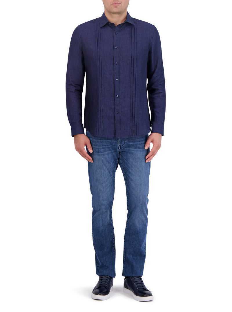 Robert Graham Baradero Long Sleeve Button Down Shirt Navy | 18762XIUW