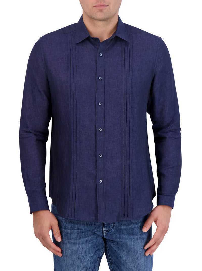 Robert Graham Baradero Long Sleeve Button Down Shirt Navy | 18762XIUW