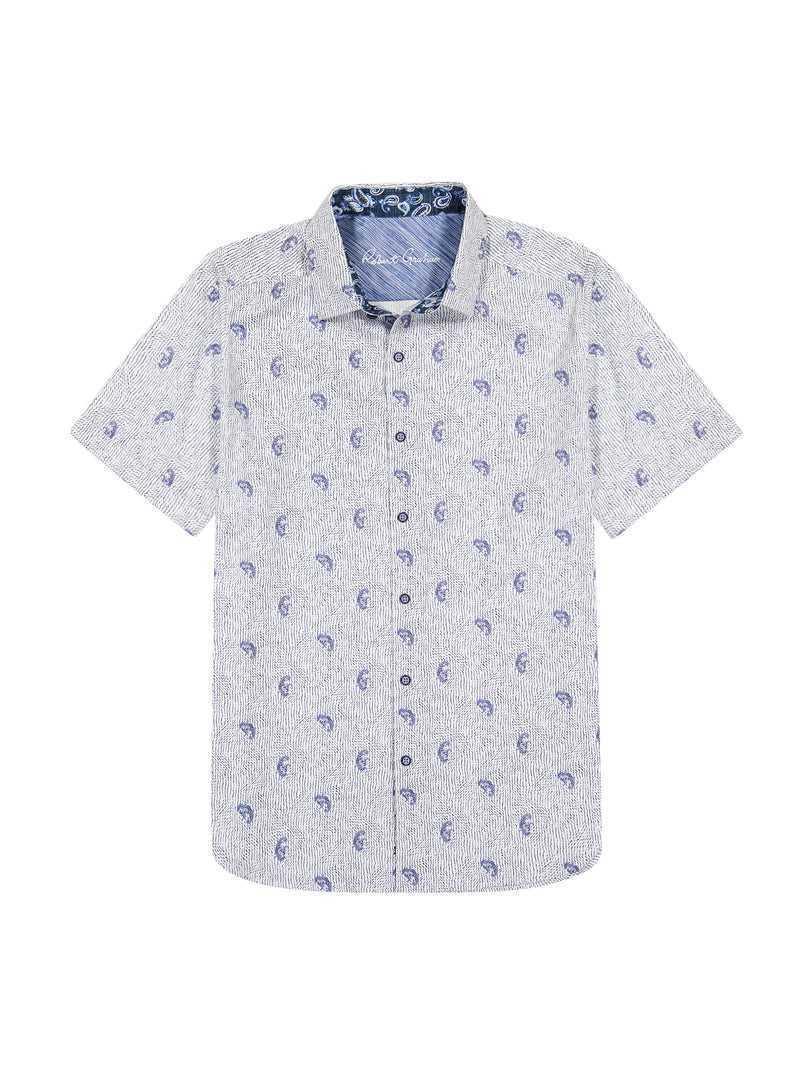 Robert Graham Belmond Short Sleeve Button Down Shirt White | 49603FUXT