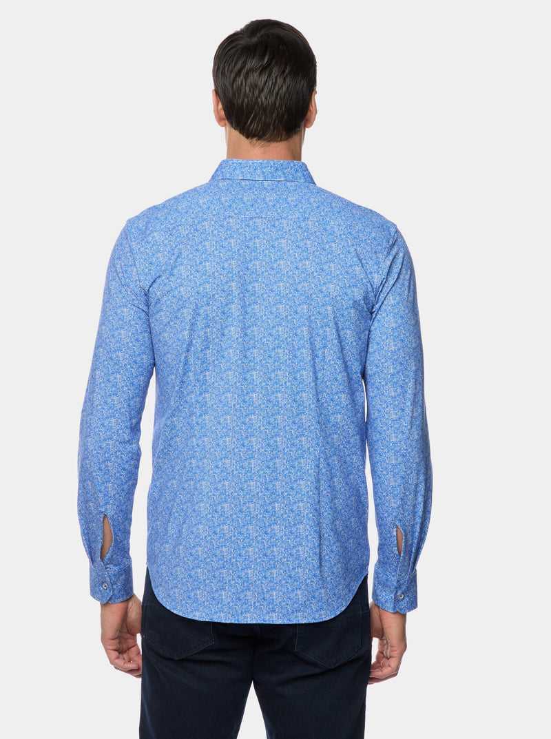 Robert Graham Boden Long Sleeve Button Down Shirt Blue | 97254WYOX