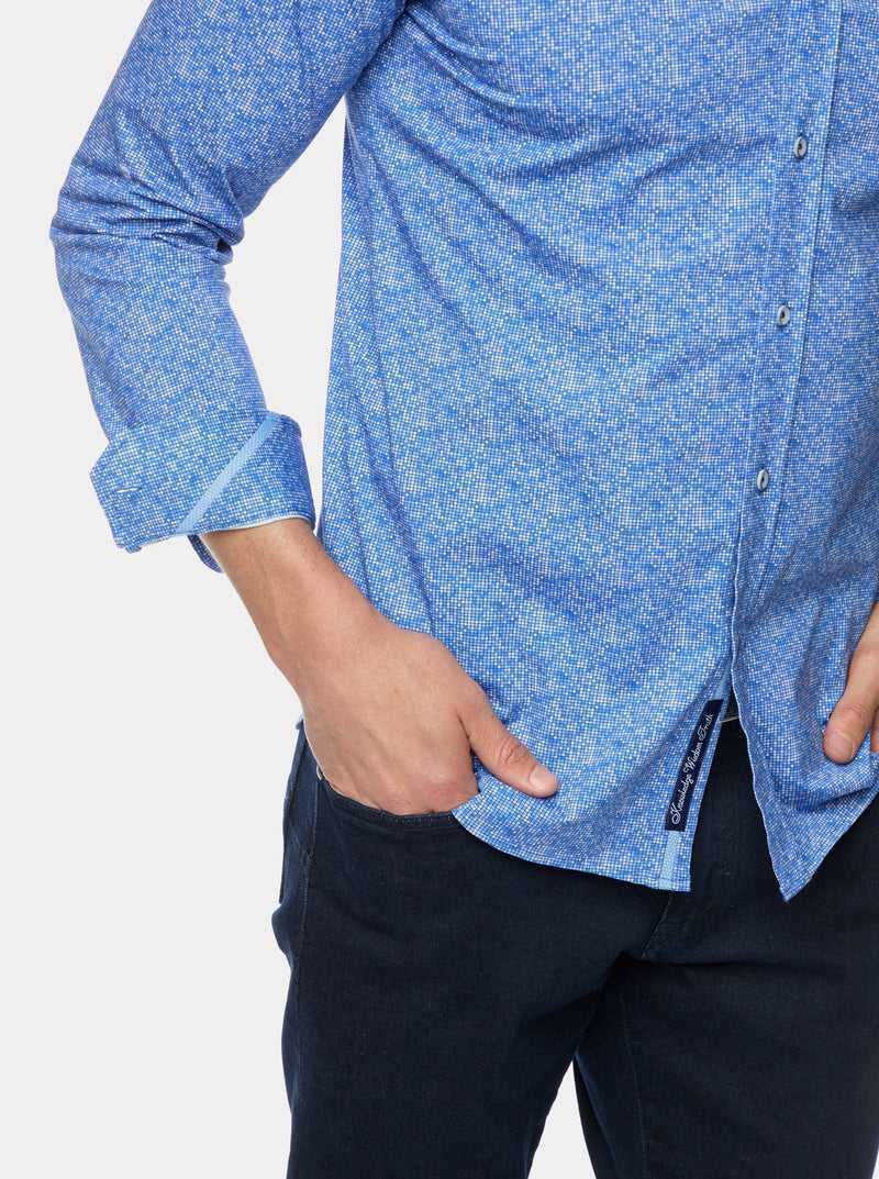 Robert Graham Boden Long Sleeve Button Down Shirt Blue | 97254WYOX