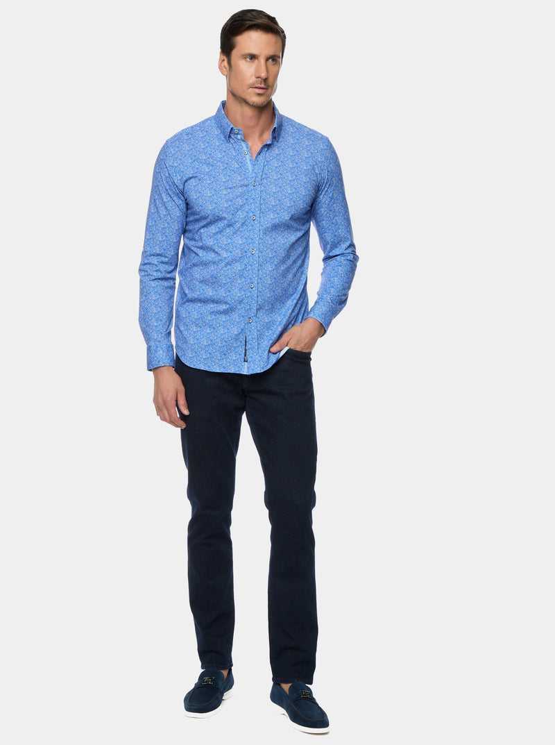 Robert Graham Boden Long Sleeve Button Down Shirt Blue | 97254WYOX