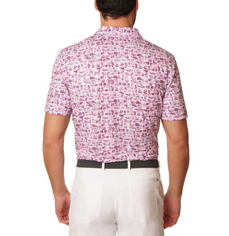 Robert Graham Brockman Polo Berry | 54297TZQH