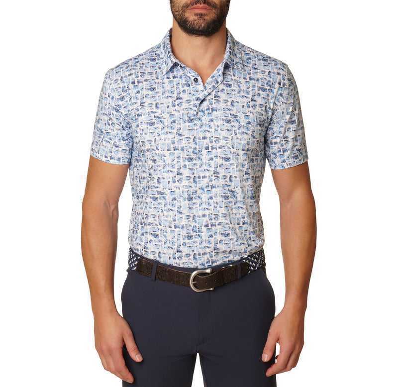 Robert Graham Brockman Polo Berry | 54297TZQH