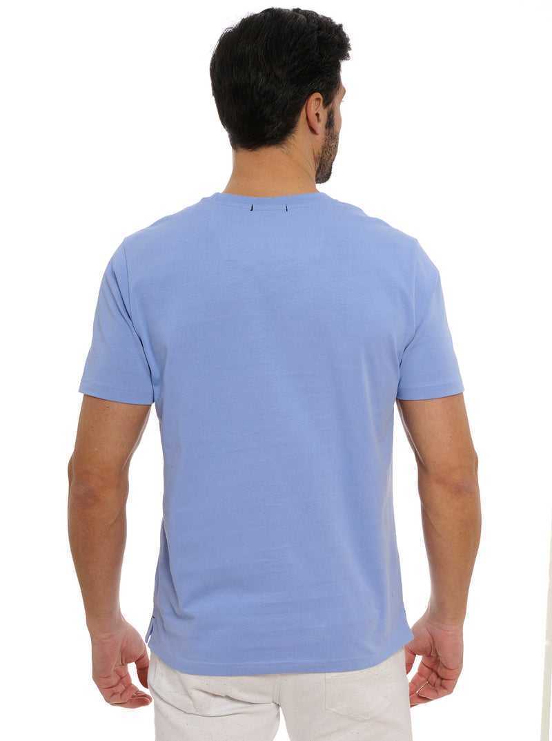 Robert Graham Cigar Graham T-shirt Periwinkle | 10578BYUR