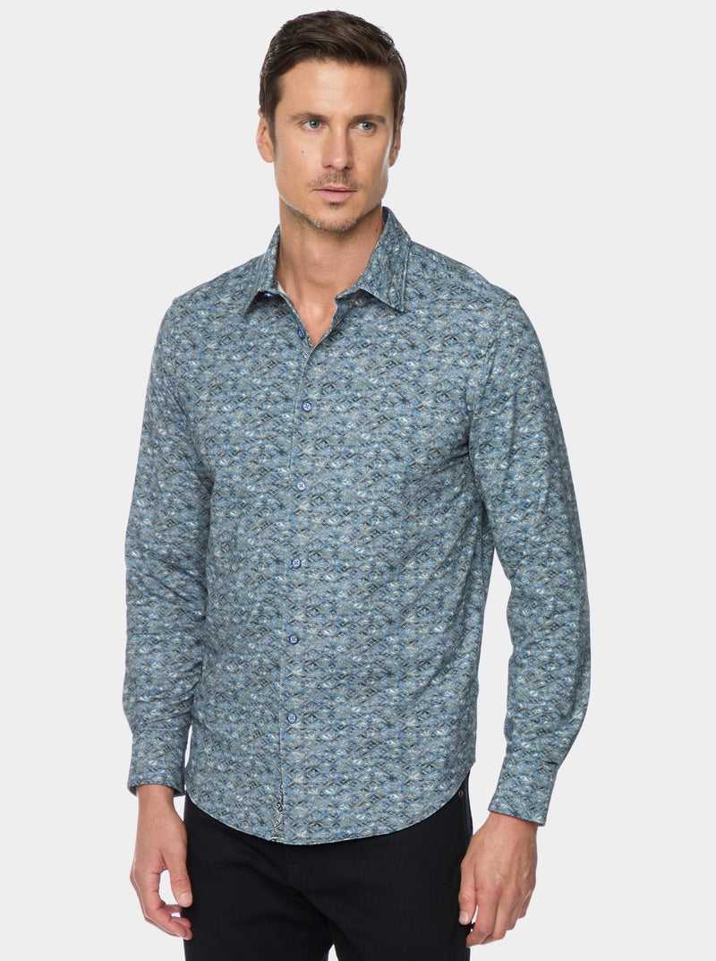 Robert Graham Clarendon Long Sleeve Button Down Shirt Grey | 49638OSUC