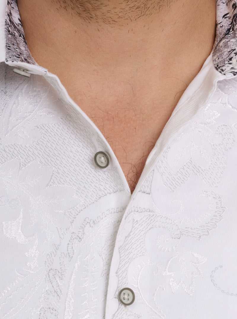 Robert Graham Clarion Long Sleeve Button Down Shirt White | 91748FIPE