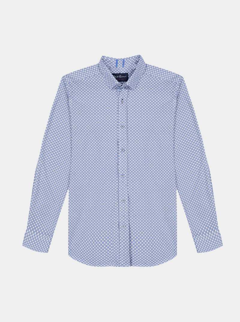 Robert Graham Conall Long Sleeve Button Down Shirt Blue | 29748IDJQ