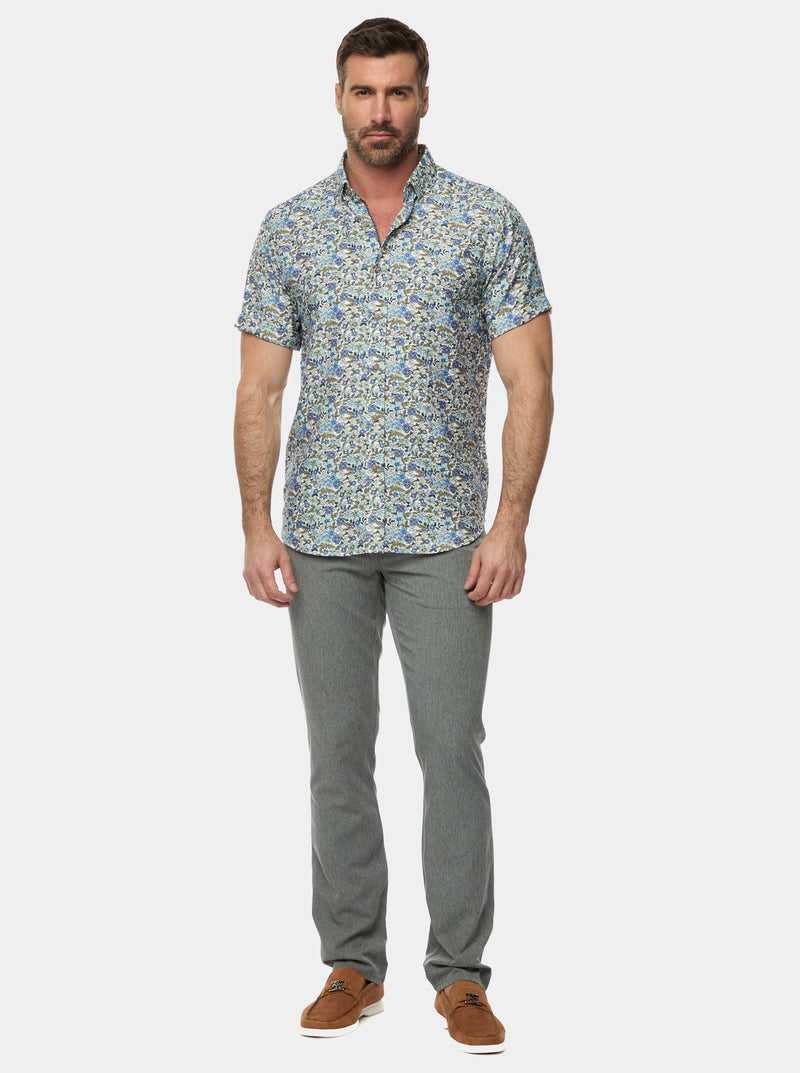 Robert Graham Craso Short Sleeve Button Down Shirt Multi | 72910VCAN