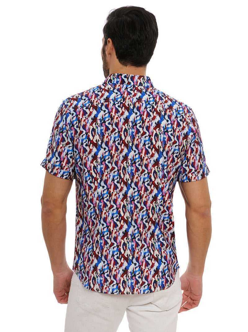 Robert Graham Crue Short Sleeve Button Down Shirt Multi | 32419GOPS