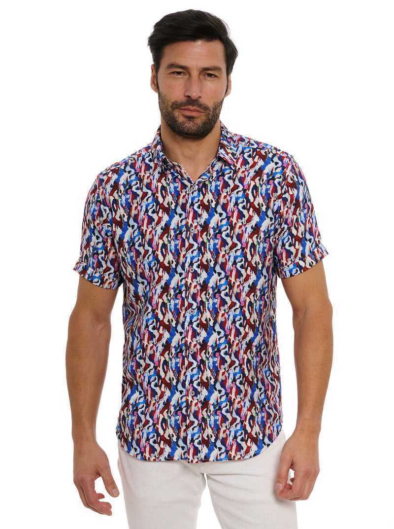 Robert Graham Crue Short Sleeve Button Down Shirt Multi | 32419GOPS