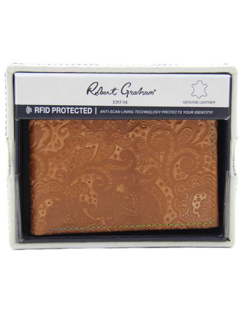 Robert Graham Current Slimfold Wallet Tan | 75264LQBH