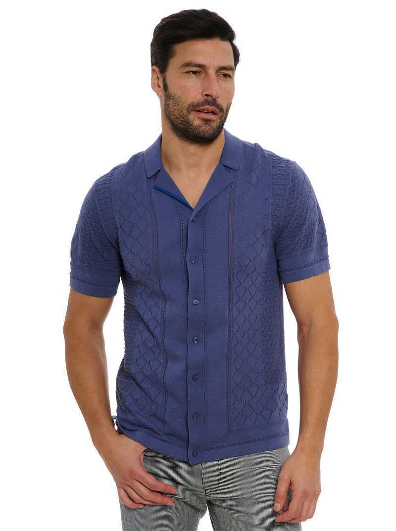 Robert Graham Delmar Sweater Indigo | 13498RQMA