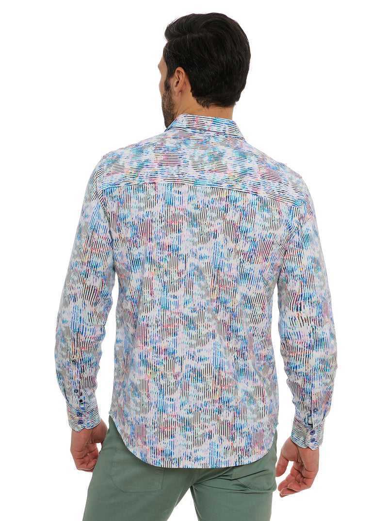 Robert Graham Delray Long Sleeve Knit Shirt Multi | 47508YTFU