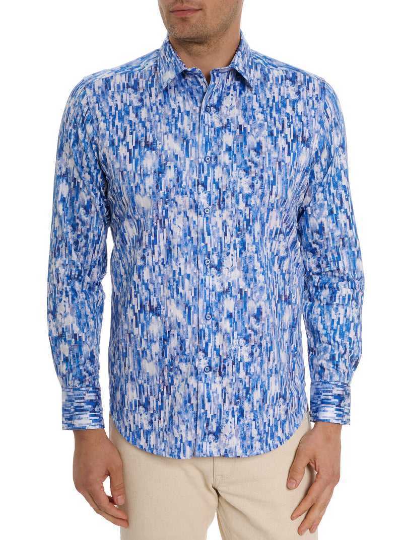 Robert Graham Demeri Long Sleeve Button Down Shirt Blue | 28715YRUA