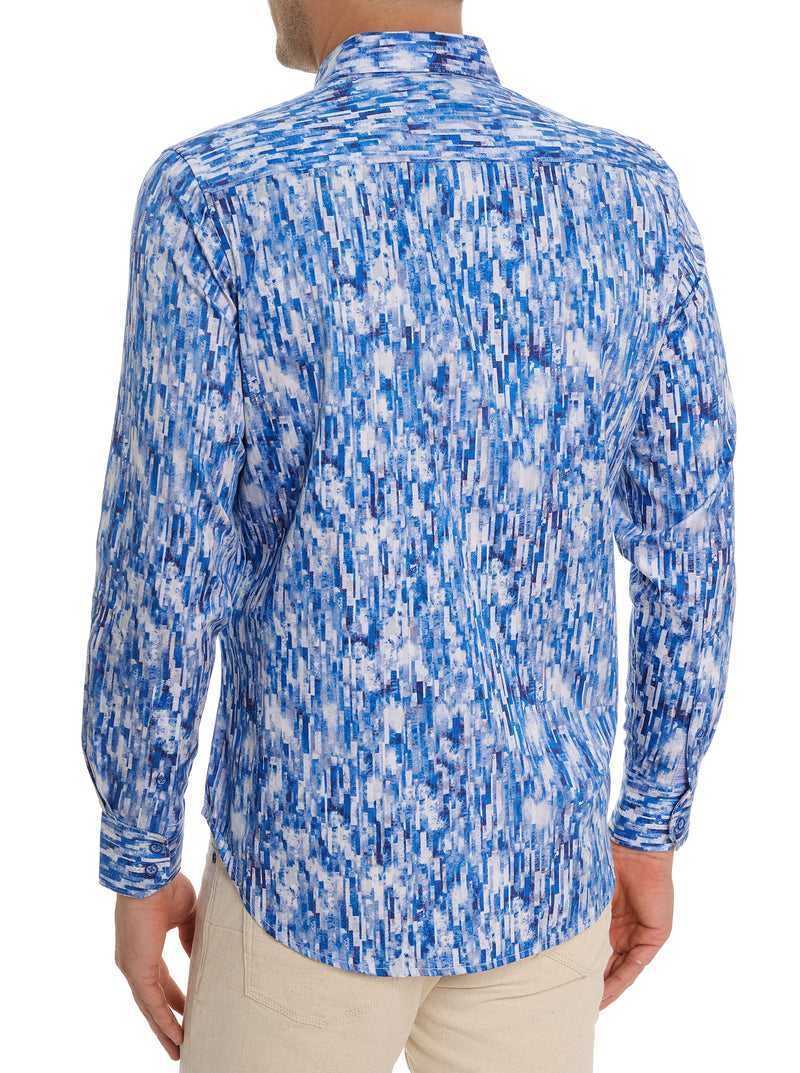 Robert Graham Demeri Long Sleeve Button Down Shirt Blue | 28715YRUA