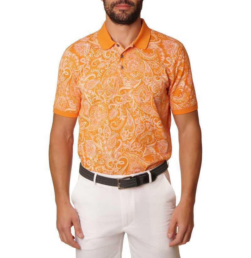 Robert Graham Dozer Polo Orange | 56284KHBQ