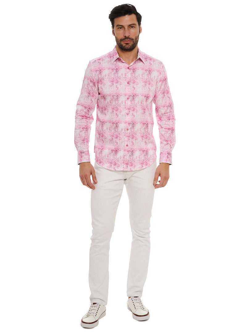 Robert Graham Dreamweaver Long Sleeve Button Down Shirt Pink | 68174TCAW